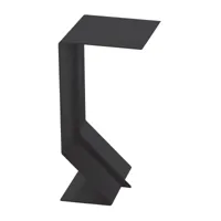 moroso - table d'appoint mark - noir ral9005/acier revêtu par poudre/lxhxp 27x51x25cm