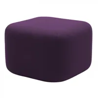 softline - pouf/table d'appoint quadro - violet /feutre 581/lxpxh 58x58x39cm