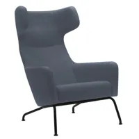 softline - fauteuil pivotant havana - bleu/gris/étoffe vision 441/pxhxp 79x107x96cm/structure noir