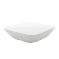 vondom - table basse de jardin pillow - blanc/brillant/lxlxh 67x67x20cm