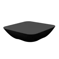 vondom - table basse de jardin pillow - noir/mat/lxlxh 67x67x20cm