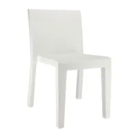 vondom - chaise de jardin jut - blanc/mat/hxlxp 80x51x53cm/pour une utilisation intérieure et extérieure