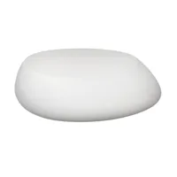 vondom - table d'appoint/table basse stone - blanc/mat/lxpxh 87x83x25cm