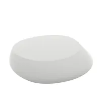 vondom - table d'appoint/table basse stone - blanc/brillant/lxpxh 87x83x25cm