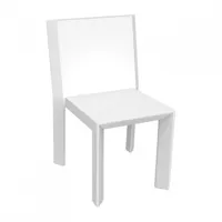 vondom - chaise de jardin frame - blanc/mat/lxpxh 51x54x80cm