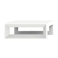 vondom - table d'appoint frame 60x60x22cm - blanc/mat/lxlxh 60x60x22cm