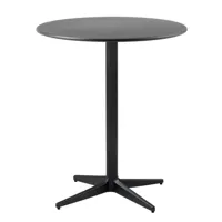 cane-line - table de bistrot drop - gris lave/revêtu par poudre/h 76cm / ø 60cm