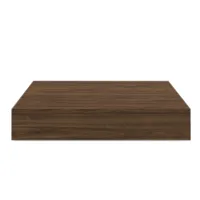 new works - table basse mass wide - noyer/laqué mat/lxlxh 103x69x21cm