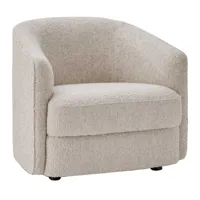new works - fauteuil covent - clair gris/étoffe astrid mons 3212/lxhxp 80x73x72cm