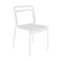jan kurtz - chaise de jardin live - blanc/lxhxp 45x82x40cm/charge maximale : 120 kg