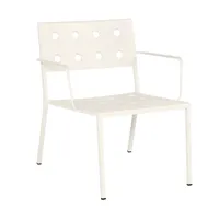 hay - fauteuil de jardin balcony - beige craie/revêtu par poudre/lxhxp 63x72x69,5cm