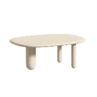 driade - table d'appoint tottori h 40cm - crème/lxhxp 64x40x44cm