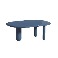 driade - table d'appoint tottori h 40cm - bleu/lxhxp 64x40x44cm