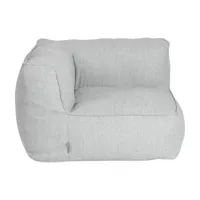 blomus - fauteuil d'angle module 1 grow - nuage/lxlxh 95x95x68cm