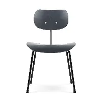 wilde + spieth - chaise structure noir eiermann se 68 - graphite/mariné/lxlxh 40x44x79cm/structure noire