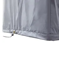 conmoto - couverture de protection riva 220cm - gris/pour table rectangulaire l/pour 1-2 bancs s - l avec dossier