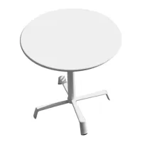 fast - elica/tonik - table de bistro - blanc/ø 80cm