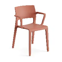 arper - fauteuil de jardin juno 02 - rouiller/lxhxp 47x78x53cm