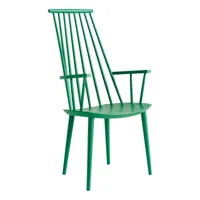 hay - chaise avec accoudoirs j110 hêtre - jade/aqué à base d'eau/lxhxp 53x106x60cm