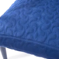 pols potten - chaise longue todd x byborre - bleu foncé/swell (47% polyester, 30% polyester recyclé, 15% laine, 8% polyamide recyclé)/lxhxp 75x74x74cm