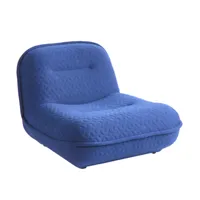 pols potten - chaise longue puff x byborre - bleu foncé/swell (47% polyester, 30% polyester recyclé, 15% laine, 8% polyamide recyclé)/lxhxp 95x70x103c