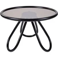arch coffee table | table basse en bois et verre