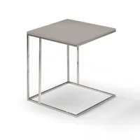 pezzani - table lamina structure en acier différentes finitions et plateau en stratifié soft touch