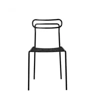 infiniti - chaise uti d&apos;infiniti en acier peint, disponible dans de nombreux coloris (2 pezzi)