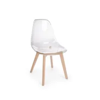 contemporary style - fauteuil transparent, découvrez les nouveautés, demandez à notre consultant (4 pezzi)