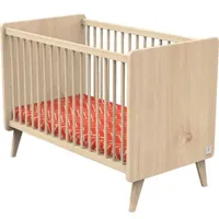 lit bébé à barreaux arty (60 x 120 cm)