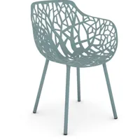 fauteuil de jardin forest - bleu pastel