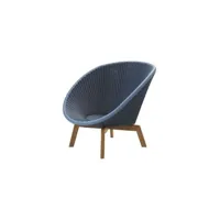 fauteuil lounge peacock  - bleu