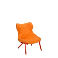fauteuil foliage - laine orange - rouge