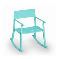 fauteuil à bascule flow  - bleu pastel