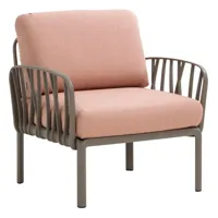 fauteuil komodo  - rosa quarzo - tortora