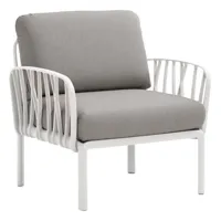 fauteuil komodo  - bianco - grigio
