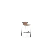 chaise de bar studio - chêne - h 75 cm