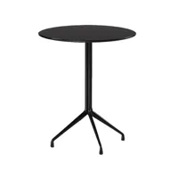 about a table aat20 table haute - linoléum noir, bordure noire