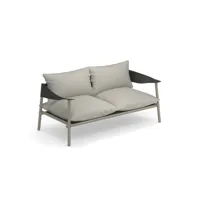 sofa terramare  - gris/vert - écru - 2 places