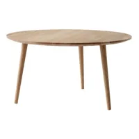 table basse in between - chêne huilé - ø90 x 48 cm