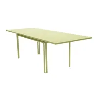 table à rallonges costa - 65 vert tilleul