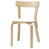chaise 69 - blanc stratifié