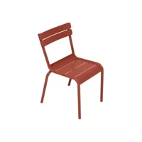 chaise enfant luxembourg - 20 ocre rouge