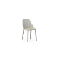 chaise allez molded assise osier pp - warm grey