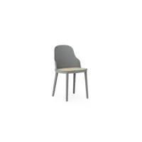 chaise allez molded assise osier pp - grey