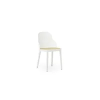 chaise allez molded assise osier pp - white