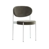 chaise series 430  - blanc - harald 242 - brun