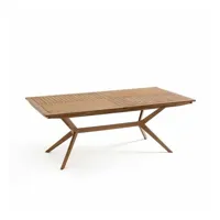 table de jardin rectangulaire acacia, jakta
