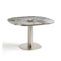 table de repas marbre gris, lixfeld