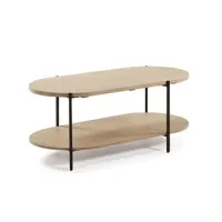 table basse ø 110 cm bois palmia